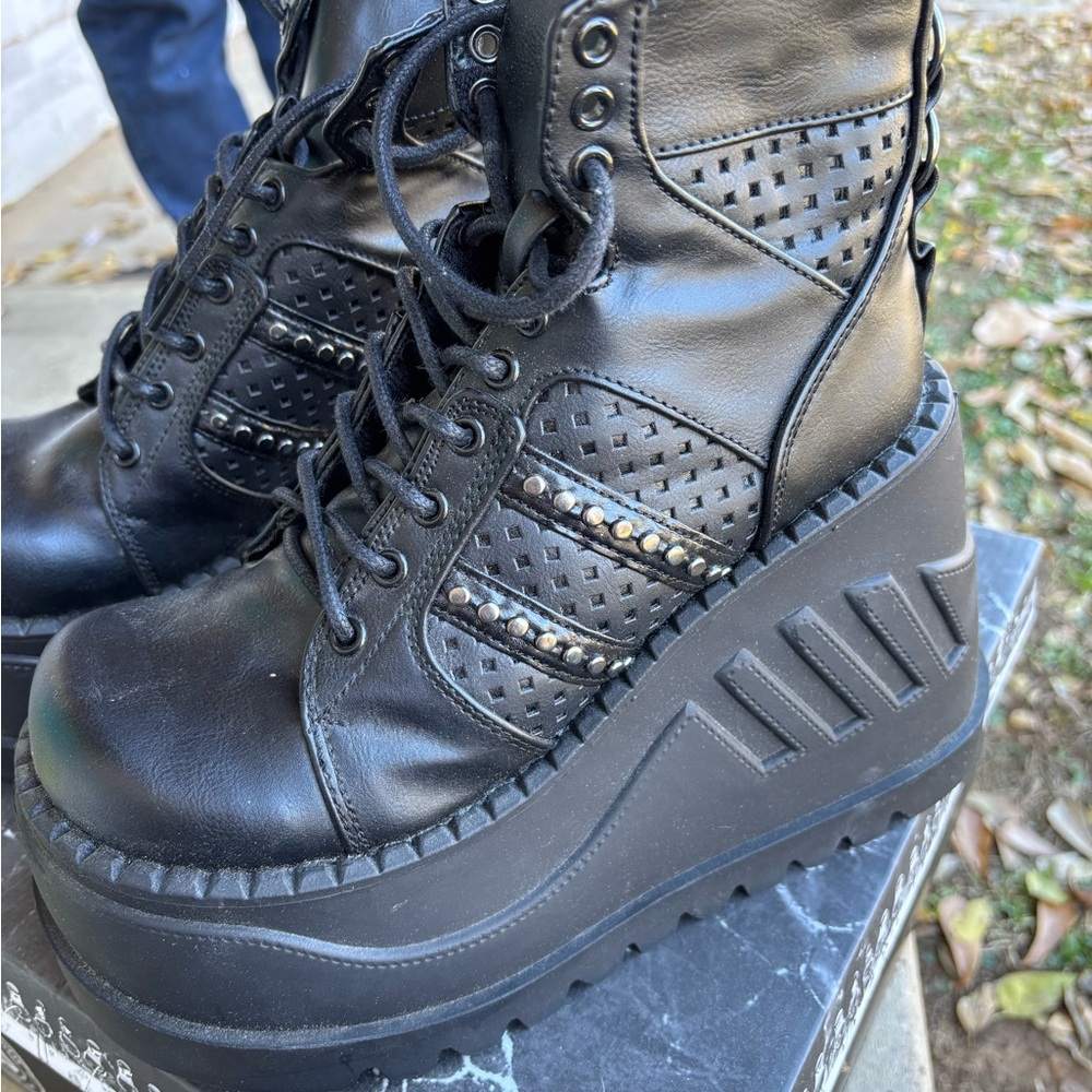 Demonia Black Platform Boots